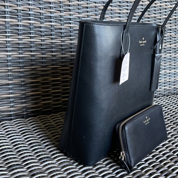 KATE SPADE JANA TOTE BLACK & Kate Spade jana large continental wallet - Picture 3 of 16